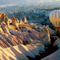 Hot Air Ballooning Over Rose Valley