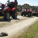 Quad Biking On A Dirt Path